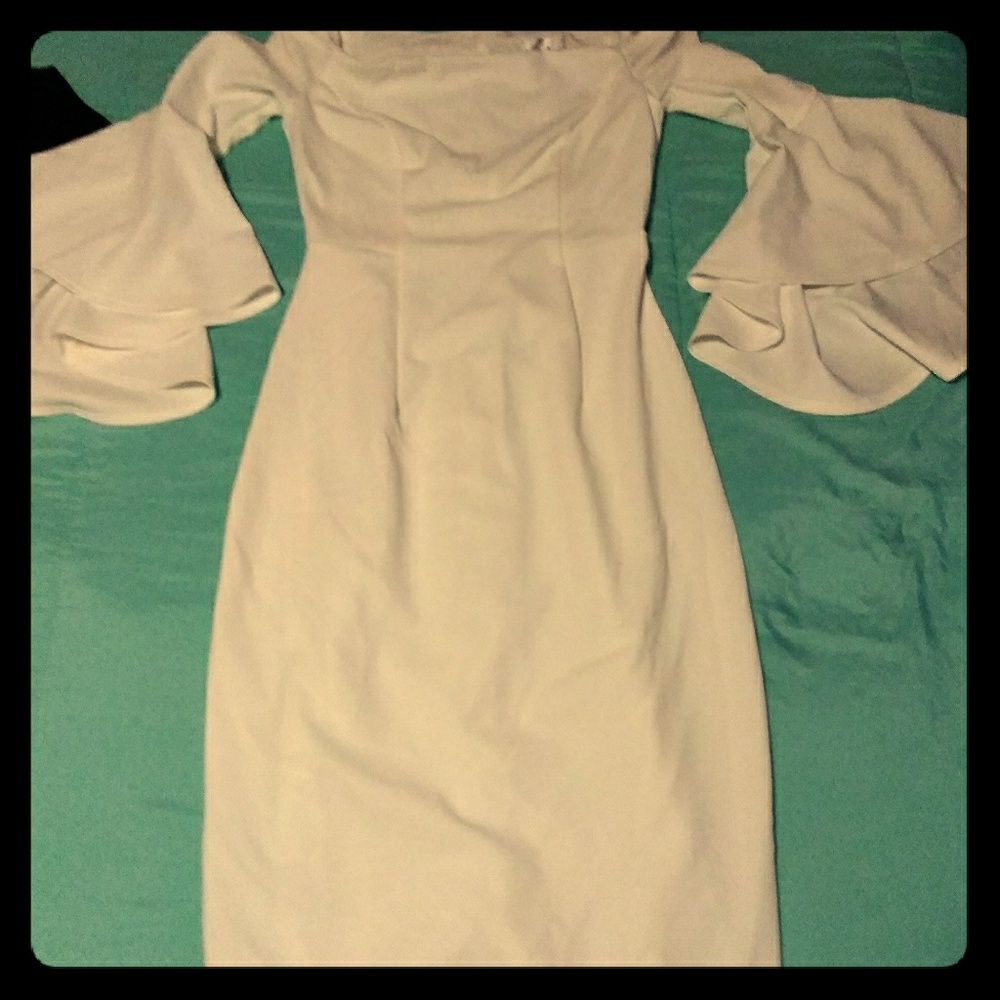 White Casual/Formal Dress